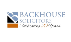 Backhouse Solicitors logo - Celebrating 20 years