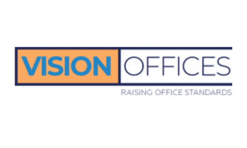 Vision Offices logo - raising office standards