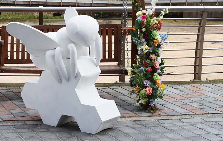 Buzz in the City: Giant Bee Sculpture Trail Takes Flight in Chelmsford