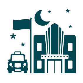 Bus Support Purple Flag